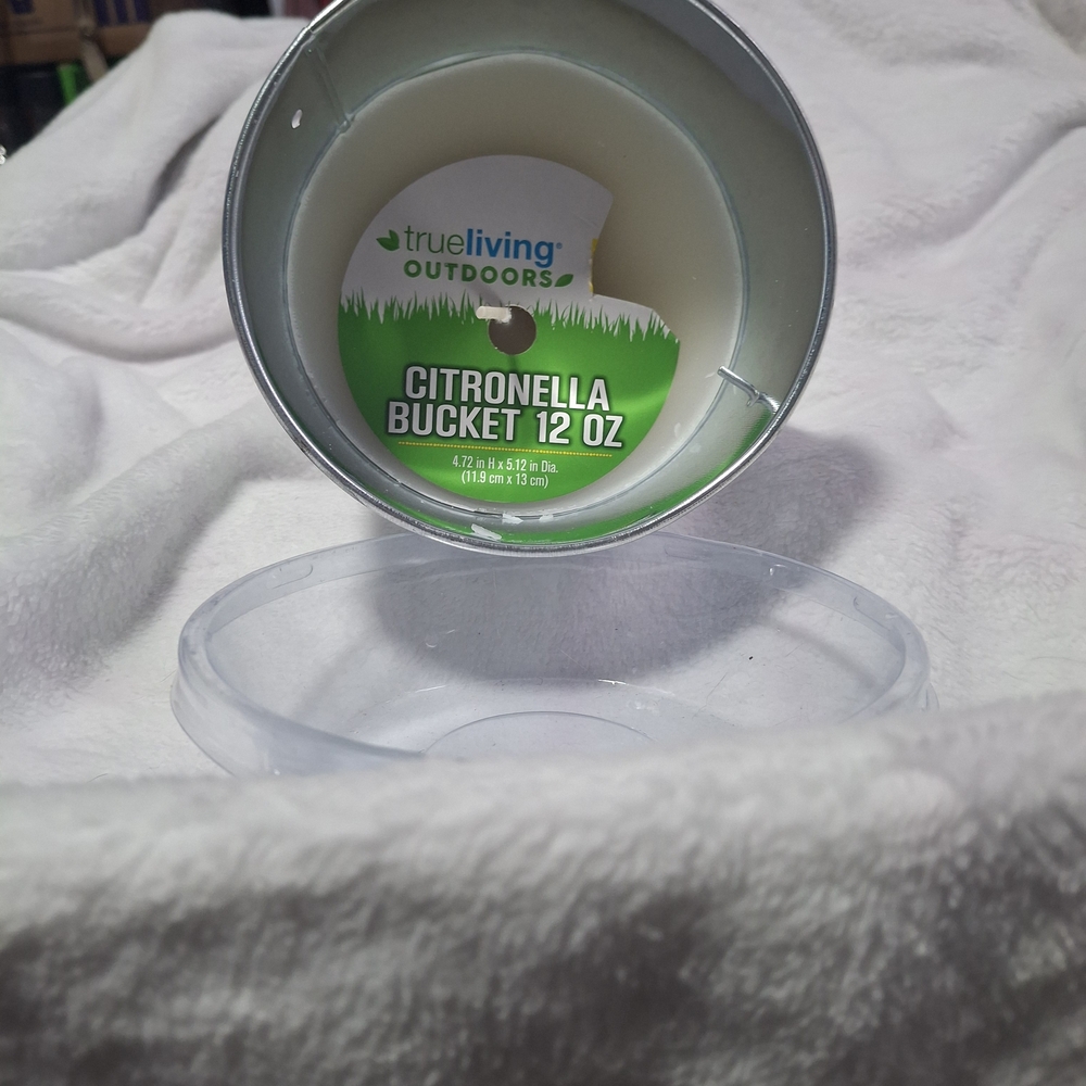 Trueliving Citronella Bucket Candle 12 oz (2 of Them)